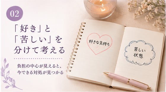 「好き」と「苦しい」を分けて考える